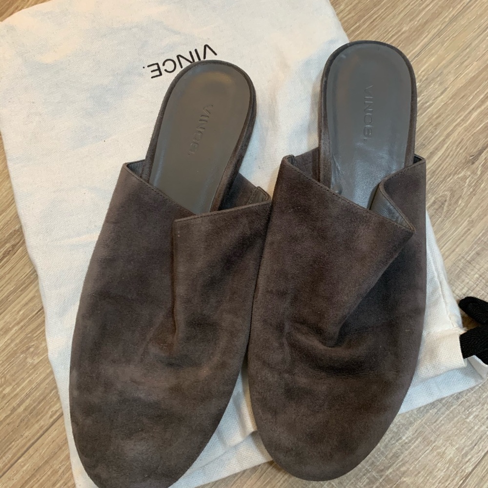 Vince Oren suede mule shoe